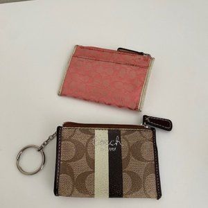 Coach coin purses, gently used